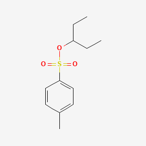 molecular formula C12H18O3S B8496466 1-Ethylpropyl 4-methylbenzenesulfonate 