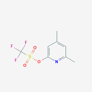 2-Trifluoromethanesulfonyloxy-4,6-dimethylpyridine
