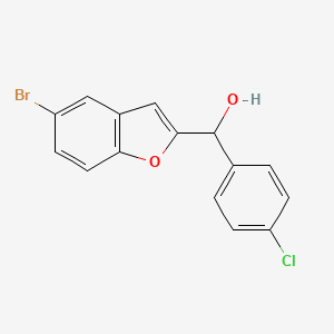 5-Bromo-alpha-(4-chlorophenyl)-2-benzofuranmethanol