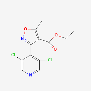 3-(3,5-Dichloro-pyridin-4-yl)-5-methyl-isoxazole-4-carboxylic acid ethyl ester