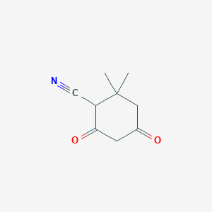 molecular formula C9H11NO2 B8496667 4-Cyano-5,5-dimethyl-1,3-cyclohexanedione 