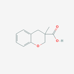 molecular formula C11H12O3 B8496694 3-Methylchromane-3-carboxylic acid CAS No. 615560-17-3