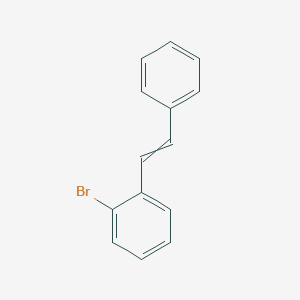 molecular formula C14H11Br B8496713 1-Bromo-2-(2-phenylethenyl)benzene CAS No. 54737-45-0