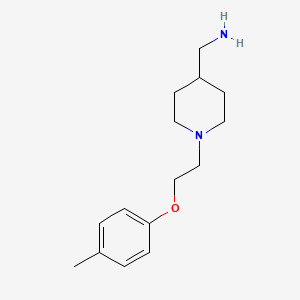 molecular formula C15H24N2O B8496714 4-Aminomethyl-1-[2-(4-methylphenoxy)ethyl]piperidine 