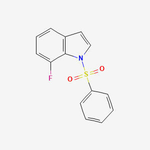 7-Fluoro-1-(phenylsulfonyl)-1H-indole