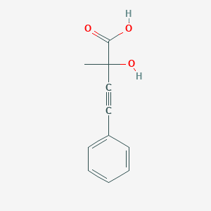 2-Hydroxy-2-methyl-4-phenylbutynoic acid