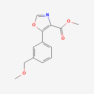 Methyl 5-(3-(methoxymethyl)phenyl)oxazole-4-carboxylate