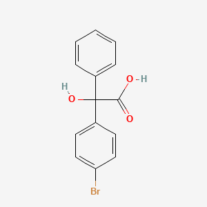 (4-Bromophenyl)(hydroxy)phenylacetic acid