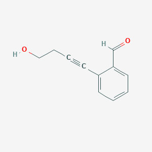 2-(4-Hydroxybut-1-ynyl)benzaldehyde