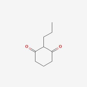 molecular formula C9H14O2 B8496786 2-Propyl-1,3-cyclohexanedione 