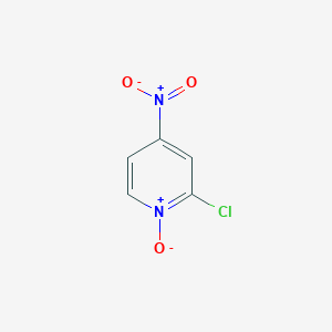 molecular formula C5H3ClN2O3 B084968 2-Chloro-4-nitropyridine 1-oxide CAS No. 14432-16-7