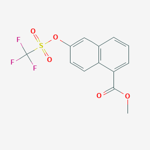 Methyl 6-(((trifluoromethyl)sulfonyl)oxy)-1-naphthoate