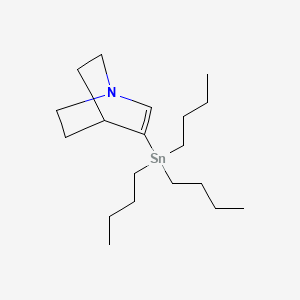 3-(Tributylstannyl)-1-azabicyclo[2.2.2]oct-2-ene