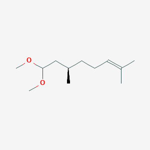 molecular formula C12H24O2 B8496836 (R)-8,8-Dimethoxy-2,6-dimethyl-oct-2-ene 