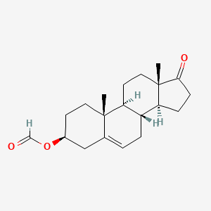 (3S,8R,9S,10R,13S,14S)-10,13-dimethyl-17-oxo-2,3,4,7,8,9,10,11,12,13,14,15,16,17-tetradecahydro-1H-cyclopenta[a]phenanthren-3-yl formate