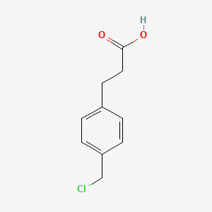 molecular formula C10H11ClO2 B8496877 4-Chloromethyl-hydrocinnamic acid 