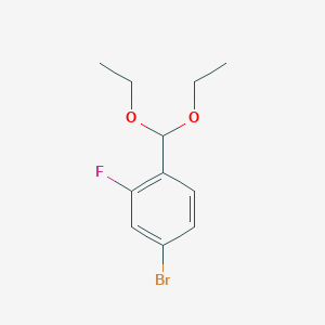 4-Bromo-1-(diethoxymethyl)-2-fluorobenzene