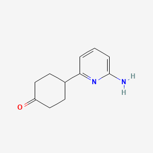 4-(6-Amino-pyridin-2-yl)-cyclohexanone