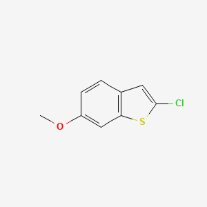 molecular formula C9H7ClOS B8496903 6-Methoxy-2-chlorobenzo[b]thiophene 