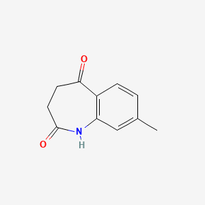 molecular formula C11H11NO2 B8496921 8-methyl-3,4-dihydro-1H-1-benzazepine-2,5-dione 