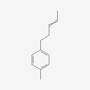 B8496929 1-Methyl-4-(pent-3-en-1-yl)benzene CAS No. 828-17-1