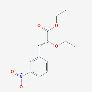 Ethyl 2-ethoxy-3-(3-nitrophenyl)prop-2-enoate