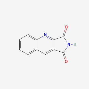 molecular formula C11H6N2O2 B8496987 1,3-Dihydro-2H-pyrrolo[3,4-b]quinoline-1,3-dione 