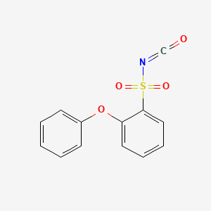 molecular formula C13H9NO4S B8497060 2-Phenoxybenzene-1-sulfonyl isocyanate CAS No. 83790-63-0