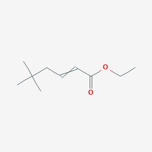 B8497076 Ethyl 5,5-dimethylhex-2-enoate CAS No. 34993-65-2