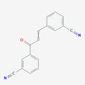 molecular formula C17H10N2O B8497095 3,3'-Dicyanochalcone 