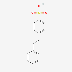 4-(2-Phenylethyl)benzene-1-sulfonic acid