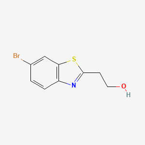 molecular formula C9H8BrNOS B8497147 2-(6-Bromo-benzothiazol-2-yl)-ethanol 