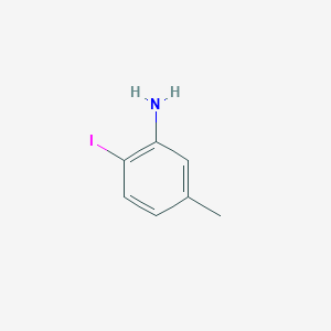 molecular formula C7H8IN B084972 2-碘-5-甲基苯胺 CAS No. 13194-69-9