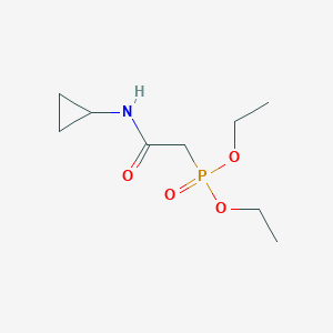 molecular formula C9H18NO4P B8497212 Diethyl [2-(cyclopropylamino)-2-oxoethyl]phosphonate CAS No. 144290-26-6