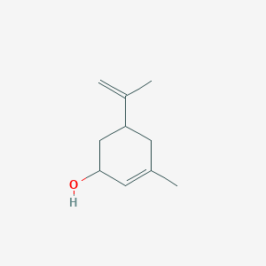 molecular formula C10H16O B8497350 3-Methyl-5-(prop-1-en-2-yl)cyclohexa-2-enol 