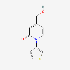 4-hydroxymethyl-1-thiophen-3-yl-1H-pyridin-2-one