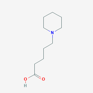 molecular formula C10H19NO2 B8497408 Piperidine-1-valeric acid 
