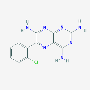 2,4,7-Triamino-6-(2-chlorophenyl)pteridine