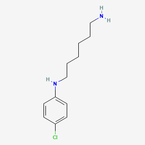 molecular formula C12H19ClN2 B8497469 N-(4-chlorophenyl)-hexane-1,6-diamine 