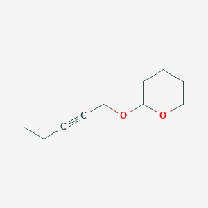molecular formula C10H16O2 B8497481 2-Pent-2-ynyloxy-tetrahydro-pyran 