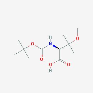 (s)-2-(Tert-butoxycarbonylamino)-3-methoxy-3-methylbutanoic acid
