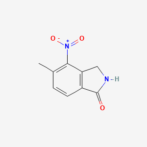 1h-Isoindol-1-one,2,3-dihydro-5-methyl-4-nitro-