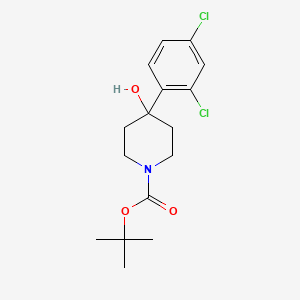 4-(2,4-Dichloro-phenyl)-4-hydroxy-piperidine-1-carboxylic acid tert-butyl ester
