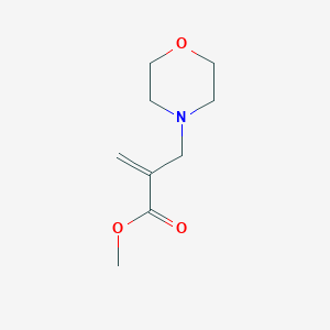 molecular formula C9H15NO3 B8497556 2-Morpholin-4-ylmethyl-acrylic acid methyl ester 
