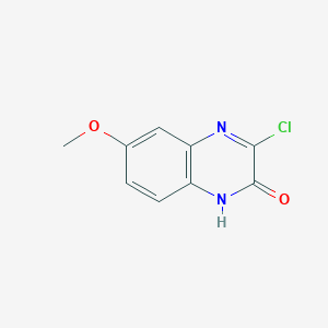 molecular formula C9H7ClN2O2 B8497606 3-chloro-6-methoxy-1H-quinoxalin-2-one 