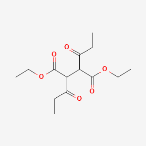 Diethyl 2,3-dipropanoylbutanedioate