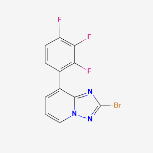 2-Bromo-8-(2,3,4-trifluorophenyl)-[1,2,4]triazolo[1,5-a]pyridine