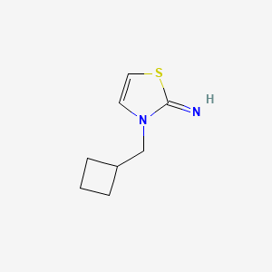 molecular formula C8H12N2S B8497630 3-(cyclobutylmethyl)thiazol-2(3H)-imine 