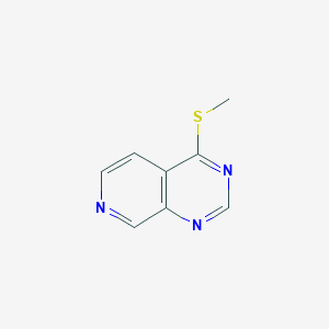 molecular formula C8H7N3S B8497646 4-Methylthiopyrido[3,4-d]pyrimidine 
