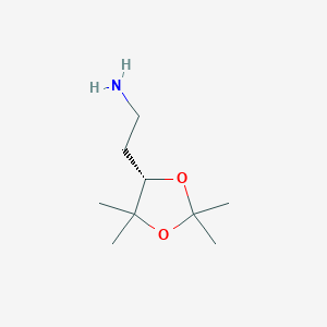 2-((S)-2,2,5,5-tetramethyl-[1,3]dioxolan-4-yl)-ethylamine